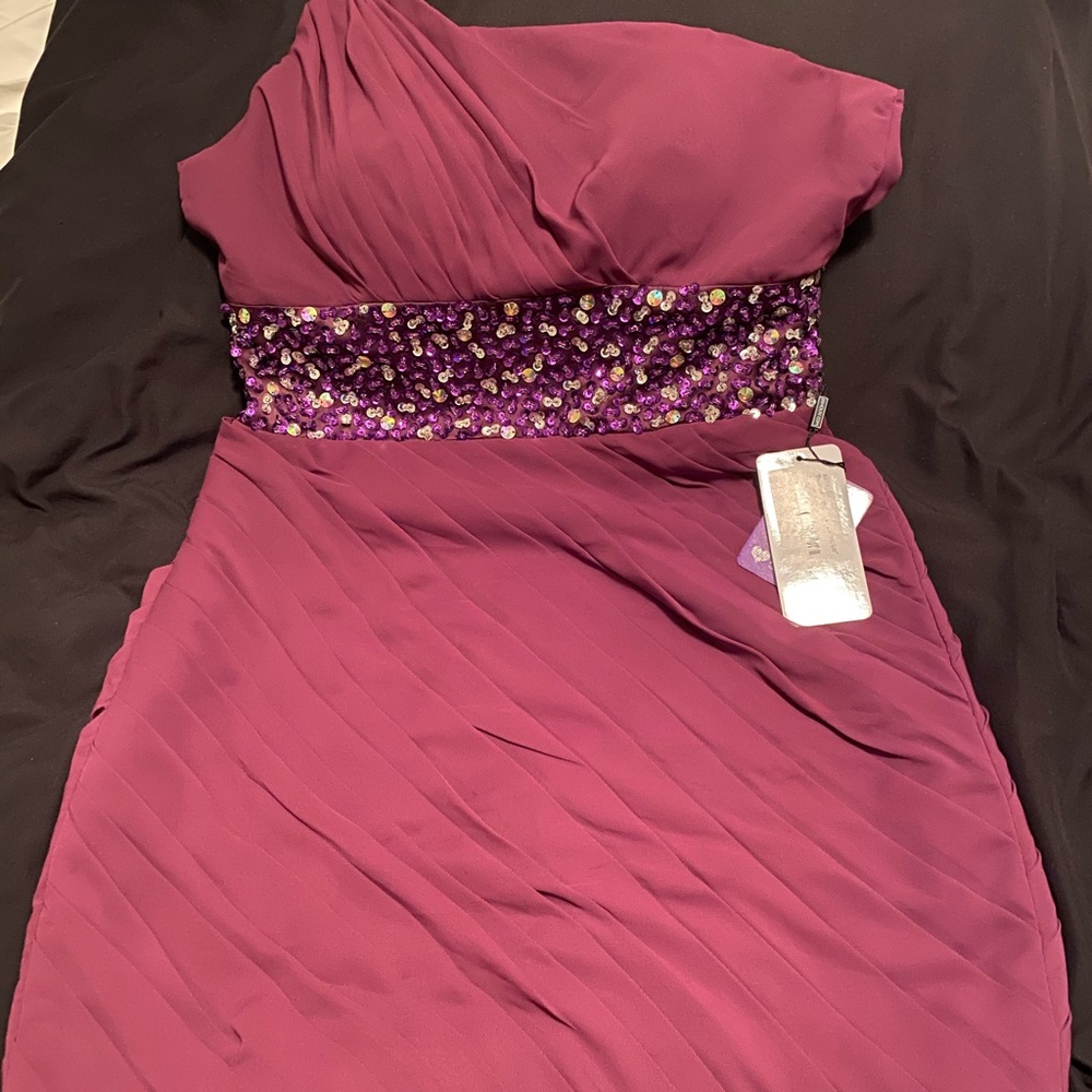 Purple cocktail or special event dress